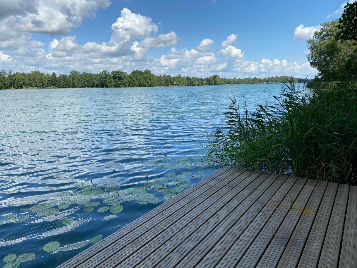 Miedzy Wodami - Domki Na Mazurach Mikołajki Kültér fotó
